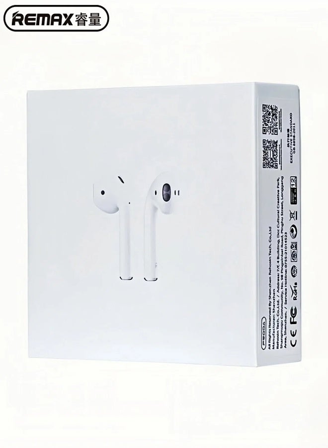 REMAX PD-BT250 True Wireless Earbuds, Stereo Music, Call, Gaming Headset, Bluetooth 5.4, Comfortable Fit, Long Battery Life, Fast Charging, Compact and Portable, With Android/iPhone/iOS Devices, White - Image 5