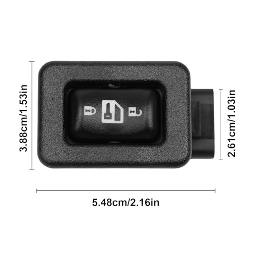 Taesayl DS-2128 Power Door Lock Switch Control Button for Silverado Sierra 1500 2500 3500 2003-2007, Replaces DS2128 D1455E 15077858 1S15839 - Image 3