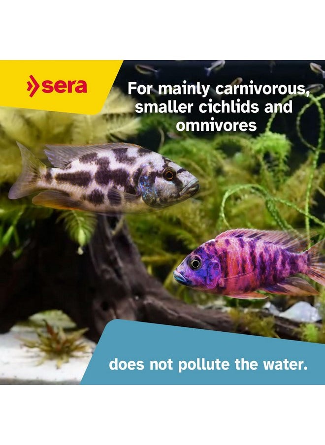 Sera sera Granured Nature 33,8 fl oz | Premium Cichlid Food for Carnivores & Omnivores | High Protein, Omega Fatty Acids | with Krill for Vibrant Colors | Slow-Sinking, No Artificial Additives  - Image 5