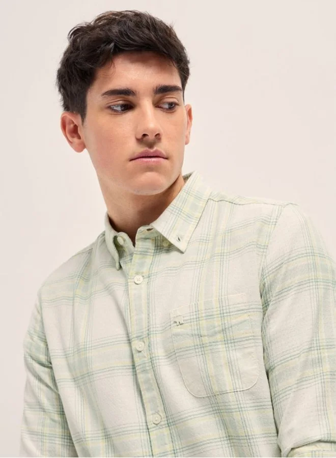 THE BEAR HOUSE Men's Shirt for Casual and Formal Wear | Classic Button-Down Style for Office, Daily Use, Travel, Events & All-Season Outfits | Versatile & Stylish Wardrobe Essential for Every Occasion