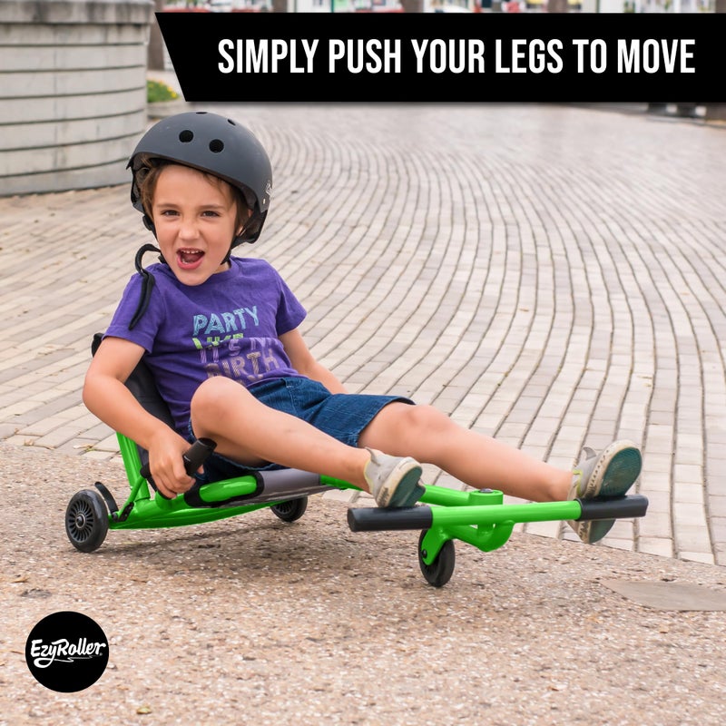 EzyRoller Classic Ride-On Scooter for Kids Ages 4+ - Green - Image 4