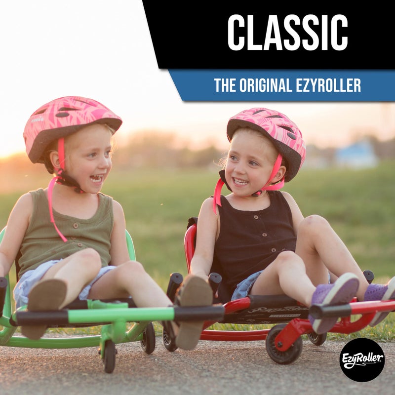 EzyRoller Classic Ride-On Scooter for Kids Ages 4+ - Green - Image 2