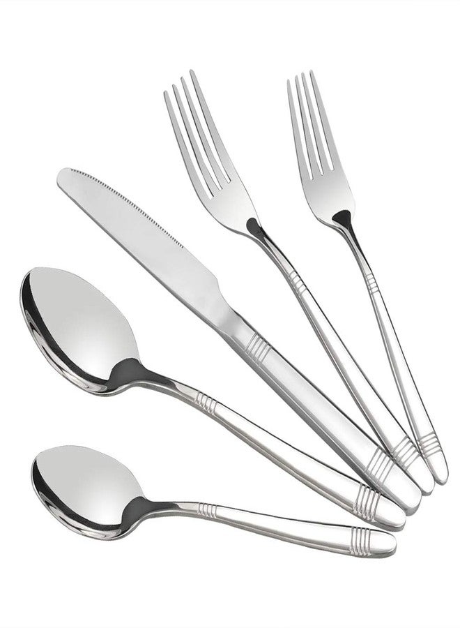 Begale 80-piece Flatware Set, Stainless Steel, Service for 16 - Image 1