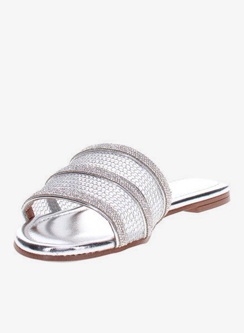 فيزانو صنادل مسطحة للنساء - صنادل مسطحة أنيقة ونعال مسطحة مريحة للسيدات - Image 2