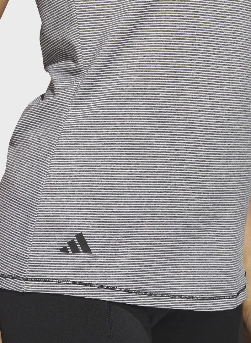 اديداس قميص بولو جولف بدون أكمام بلونين