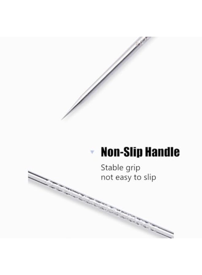 Truloven 6PCS Blackhead Remover Blackhead Extractor Pimple Extractor Pimple Popper Tool Kit Stainless Steel Blackhead Facial Cleaning Tool - Image 4