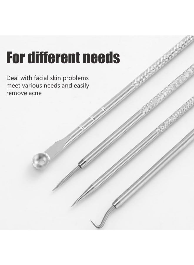 Truloven 6PCS Blackhead Remover Blackhead Extractor Pimple Extractor Pimple Popper Tool Kit Stainless Steel Blackhead Facial Cleaning Tool - Image 3