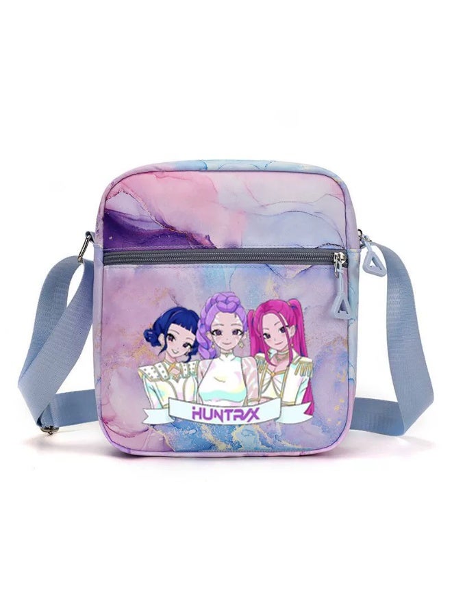 general K-pop Demon Girl Group Print Shoulder Bag for Women Crossbody Bag Schoolbag for Students Campus Bag