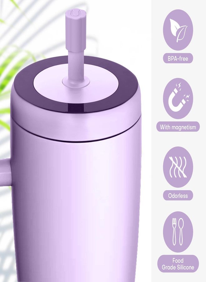 Rolitwils 2 Pack Brumate Magnetic Straw Cover, Silicone Leakproof Straw Protector for Tumbler, Compatible with Era/Resa, Drinkware Accessory - Image 5