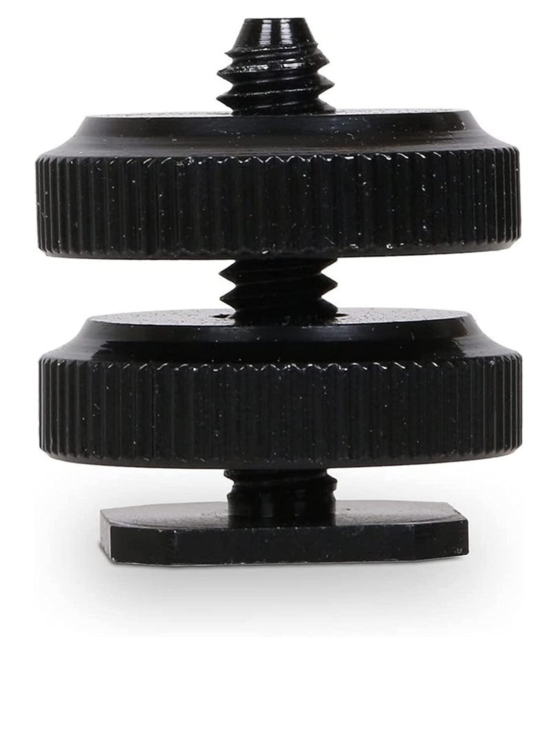 SYOSI - 8 Pieces 1/4 Inch Hot Shoe Mount Adapter Camera Tripod Screw and Cold Flash Stand for DSLR Rig - Image 1
