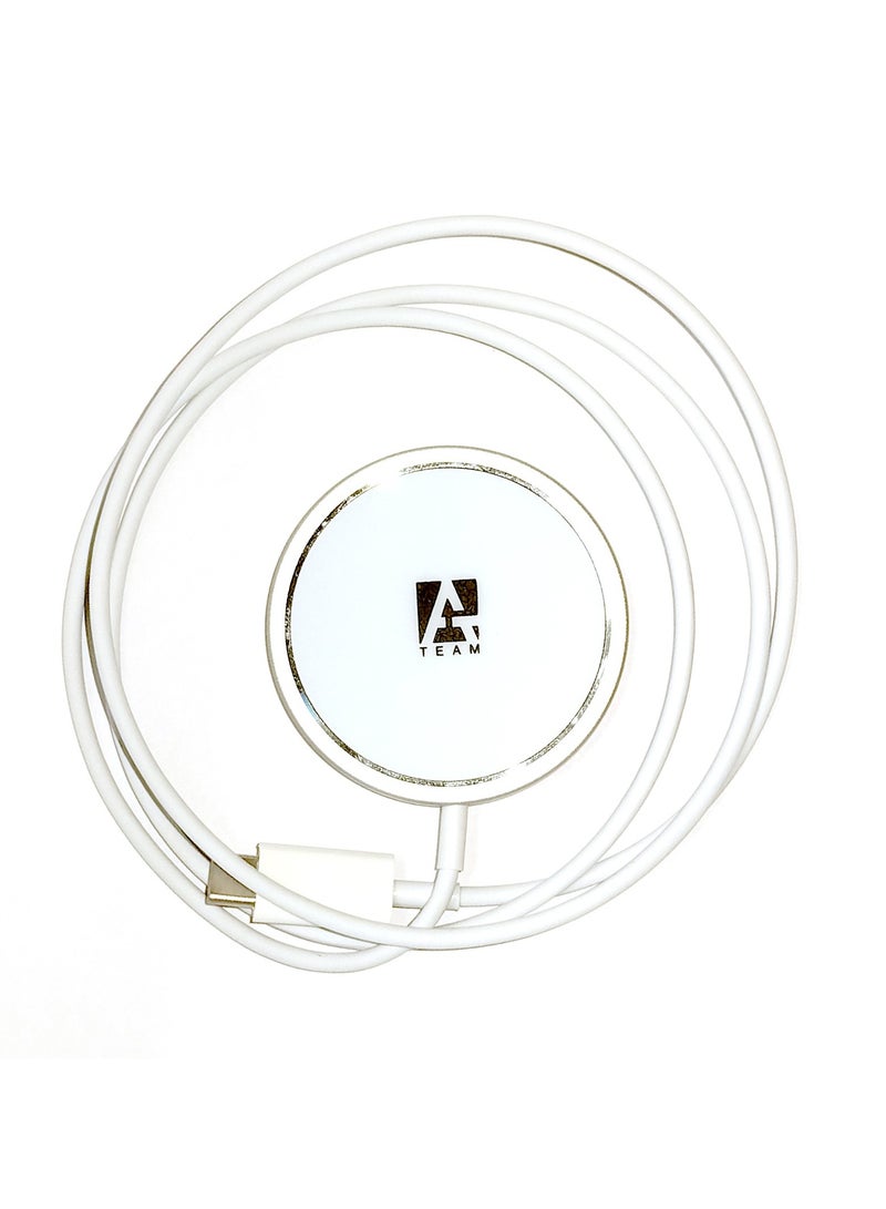 ATEAM  Smart Plugin CH01 Wireless Charger,ATEAM Smart 15W Fast Magnetic Wireless Charging compatible with iOS/Android - Image 3