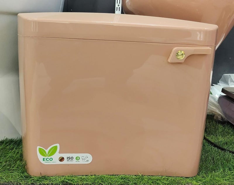 Side Handle Flush Tank Single Flush Cistern Bathroom Flush Tank Bathroom Sanitary Ware Accessories 10 L flushing (Megenta)