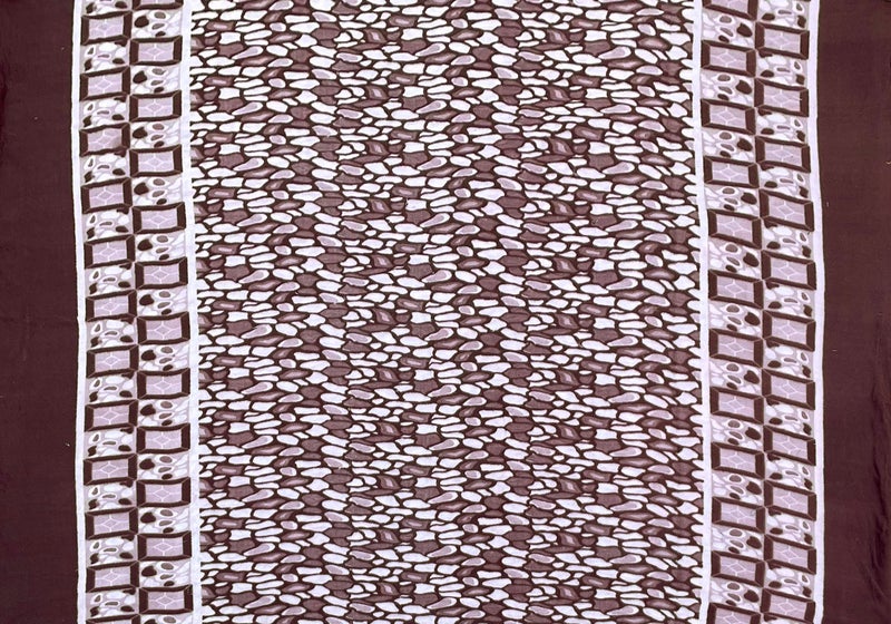 Morado Double Bed Woolen Fabric 210 Tc Geometric Quilt Cover/Duvet Cover/Rajai Cover/Blanket Cover for Winters (90X100 Inches, Brown) - Zipper - Image 4