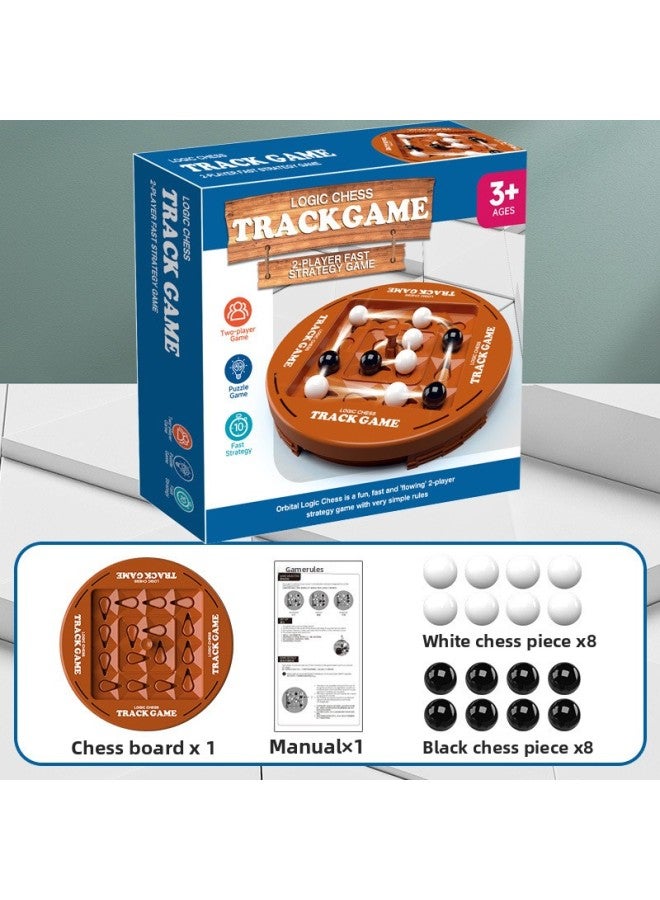 لعبة الشطرنج التعليمية للأطفال من Track Logic Chess، لعبة المعركة المزدوجة، ألعاب تفاعلية لحفلات رأس السنة