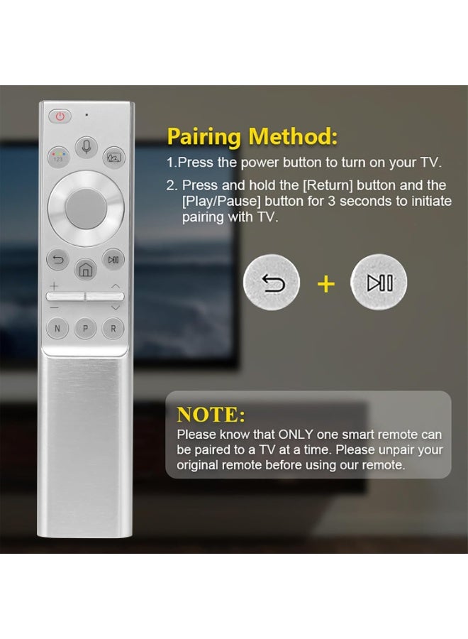 تي في جديد جهاز التحكم عن بعد للتلفزيون الصوتي Samsung 4K QLED لـ QE65Q64TAUXXC QE65Q64TA QE65Q64T QE50Q65TAU - Image 5