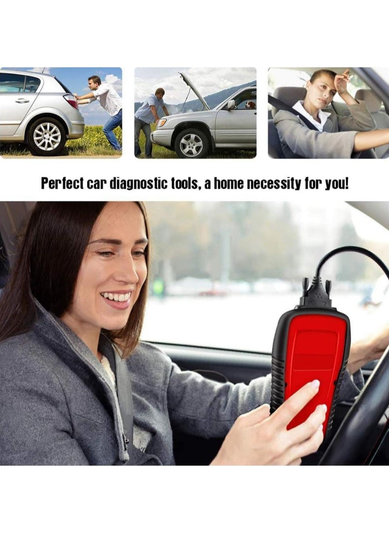 كونوي - ماسح ضوئي تشخيصي للسيارة KW808 Obd2 - قارئ رمز EOBD/OBDII لجميع المركبات عام 1996+، ودعم بروتوكول CAN، وبث البيانات المباشر، وجاهزية الانبعاثات، وبيانات إطار ا - Image 1