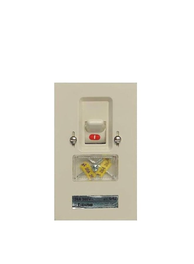 Bticino 26 Amp Air Conditioning Switch, Piceno - Image 2
