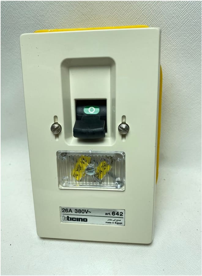 Bticino 26 Amp Air Conditioning Switch, Piceno - Image 1