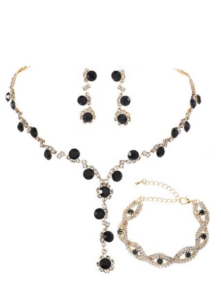 Bride Wedding Jewelry Sets, Crystal Bridal Necklace Bracelet Earrings Set, Prom Costume Jewelry Set, for Women and Girls Bride Wedding Hair Accessories (3 Pcs) - pzsku/Z703142C5F1806189068AZ/45/_/1717033545/69e8a19e-60df-4e46-9235-71f8189b6d60