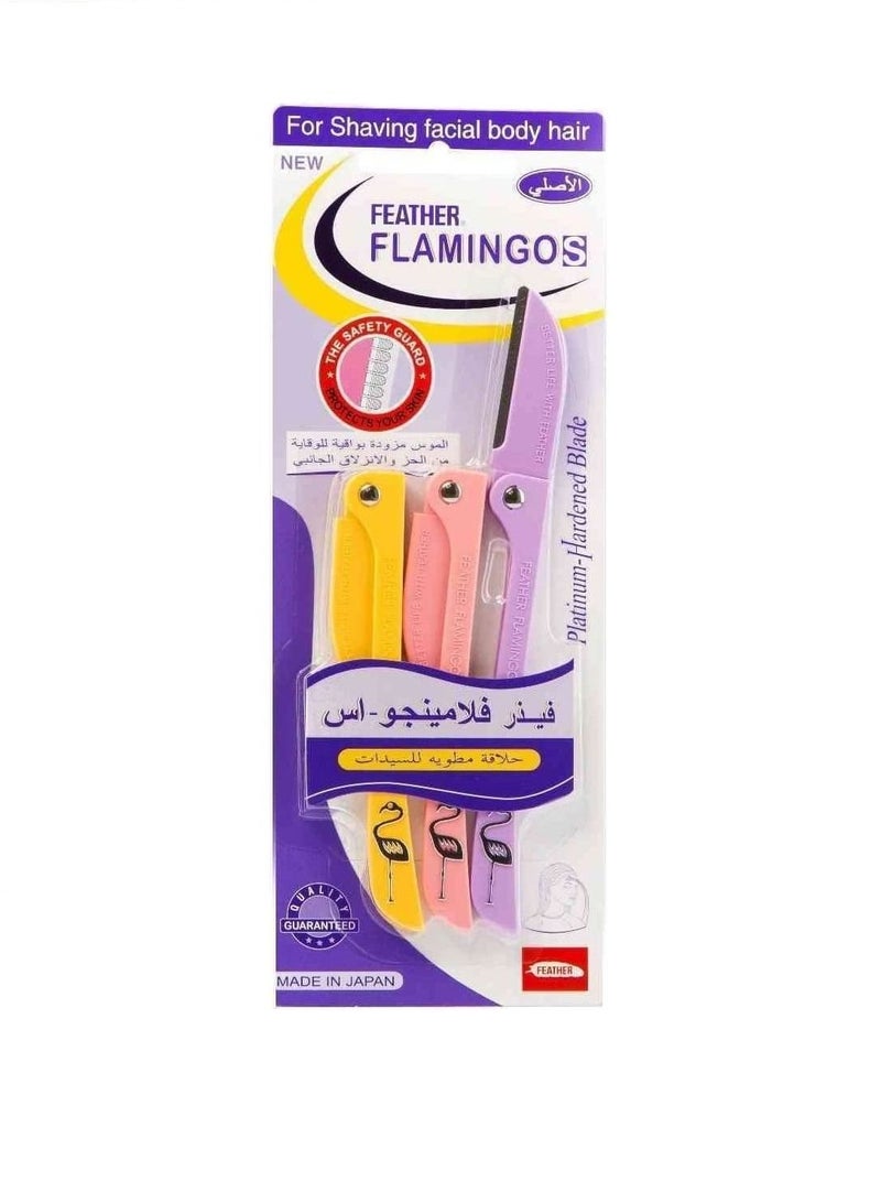 Flamingo Razor For Face And Body Shaving For Women Multicolour - Image 1