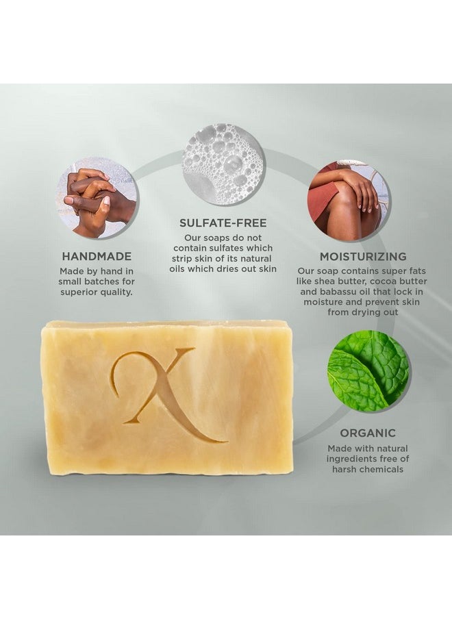 Xotics by Curtis Smith Xotics All Natural Bar Soap Sweet Jamila Total Body Soap Bars Infused With Essential Oils Simple Handmade Soap For Menwomen Pure Organic Bath Soap Bar 6Oz  - Image 4