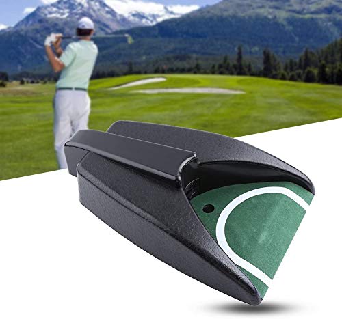 YOSOO Golf Accessories Putting Plate with Return SpringGolf Practice Mat with Automatic Ball ReturnIndoorOutdoor UseCompactPlastic1 Hole - Image 3