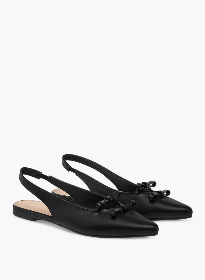 Flora Bella By Shoexpress Women Bow Detail Slingback Shoes
