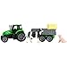 Breyer Horses Breyer Farms Tractor and TagaLong Wagon Playset 5 H x 11 L x 4 D Cow and Pig Included 132 Scale Model 59238 Green - Image 2