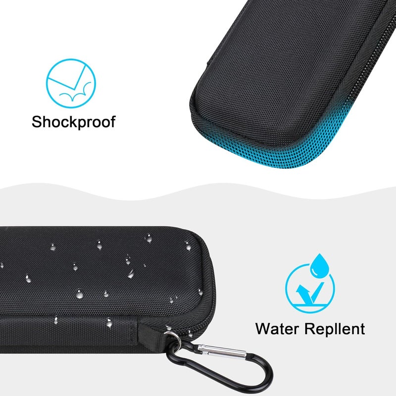 Lacdo Hard Carrying Case for SanDisk Extreme Pro with USB4 Portable SSD 2TB 4TB USB-C External Solid State Drive EVA Shockproof Water Repellent Protective Storage Travel Bag, Black - Image 5