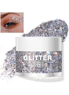 LANGMANNI Holographic Body Glitter Gel, Cosmetic-Grade, Color Changing Glitter For Face, Body And Hair, Safe And Easy To Use, Perfect For Festivals Parties, Vegan And Cruelty Free  - Image 1