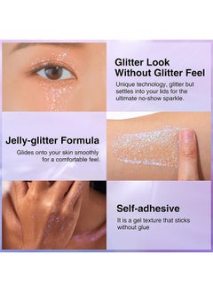 LANGMANNI Holographic Body Glitter Gel, Cosmetic-Grade, Color Changing Glitter For Face, Body And Hair, Safe And Easy To Use, Perfect For Festivals Parties, Vegan And Cruelty Free  - Image 4