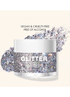 LANGMANNI Holographic Body Glitter Gel, Cosmetic-Grade, Color Changing Glitter For Face, Body And Hair, Safe And Easy To Use, Perfect For Festivals Parties, Vegan And Cruelty Free  - Image 3