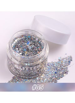 LANGMANNI Holographic Body Glitter Gel, Cosmetic-Grade, Color Changing Glitter For Face, Body And Hair, Safe And Easy To Use, Perfect For Festivals Parties, Vegan And Cruelty Free  - Image 2