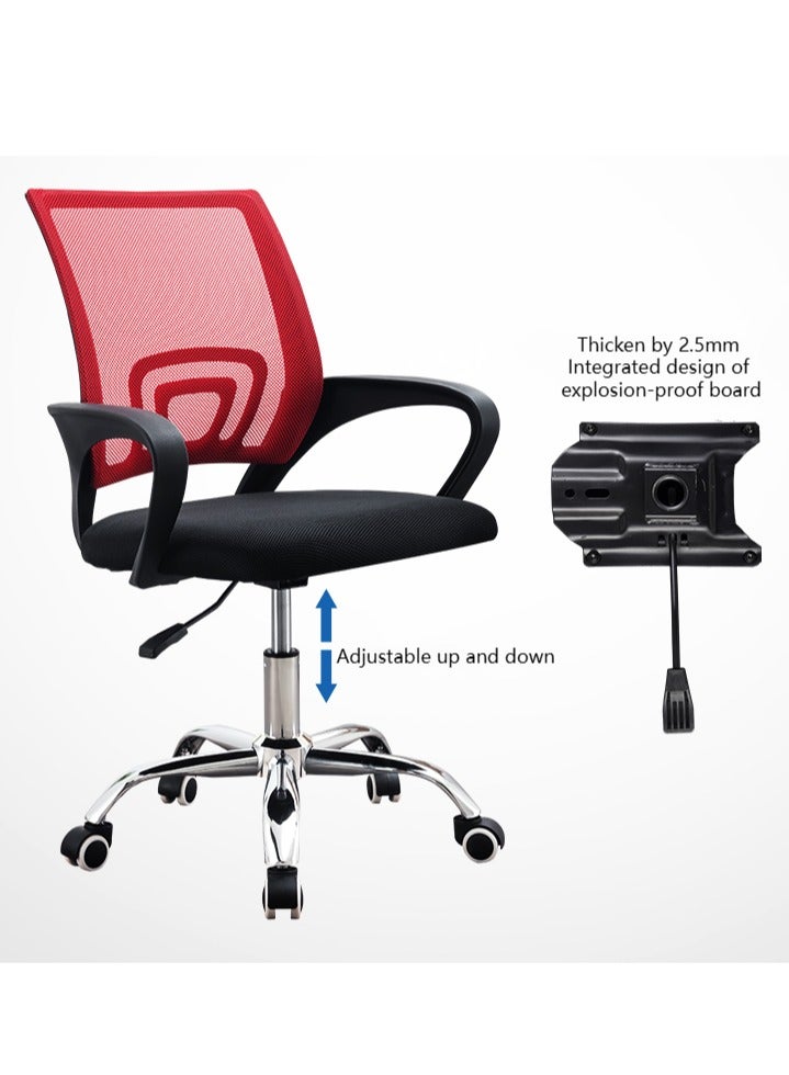 Tanwer Mesh Adjustable Office Chair with Metal Leg Black - Image 3