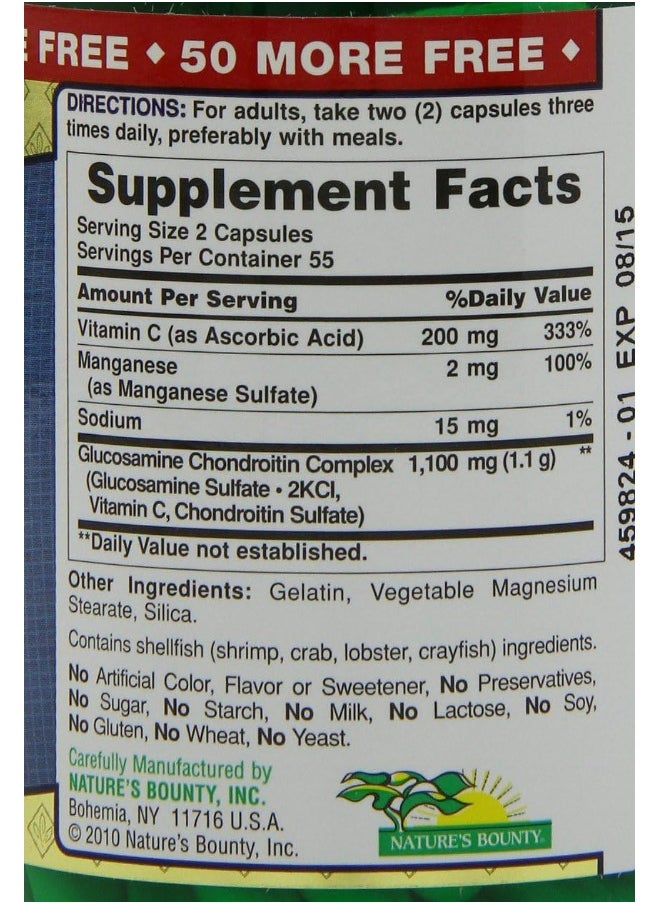 Glucosamine Chondroitin Complex 110 Count (Pack Of 2) - pzsku/Z7031BD47373FAF1BAEB3Z/45/_/1725282058/6bc16360-6125-4fbe-97e8-f1413653cbd5