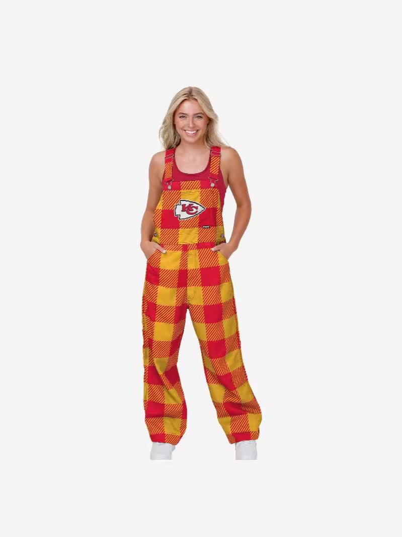 Supply Home Clothes Vest Color-Blocked Plaid Overalls 3D Printed Jumpsuit For Men And Women 220 - Image 2