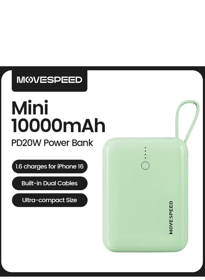 MOVESPEED MOVE SPEED 22.5W 10000mAh Wireless Power Bank  – Fast Charge, Strong Magnetic Hold, Premium Durabilityast Charging, Compact & Travel‑Friendly Battery Pack for iPhone 16/15/14/13/12,Travel Essential - Image 1