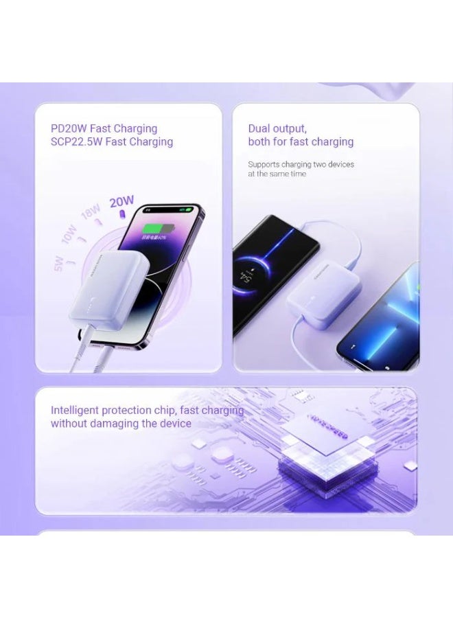 MOVESPEED MOVE SPEED 22.5W 10000mAh Wireless Power Bank  – Fast Charge, Strong Magnetic Hold, Premium Durabilityast Charging, Compact & Travel‑Friendly Battery Pack for iPhone 16/15/14/13/12,Travel Essential - Image 2