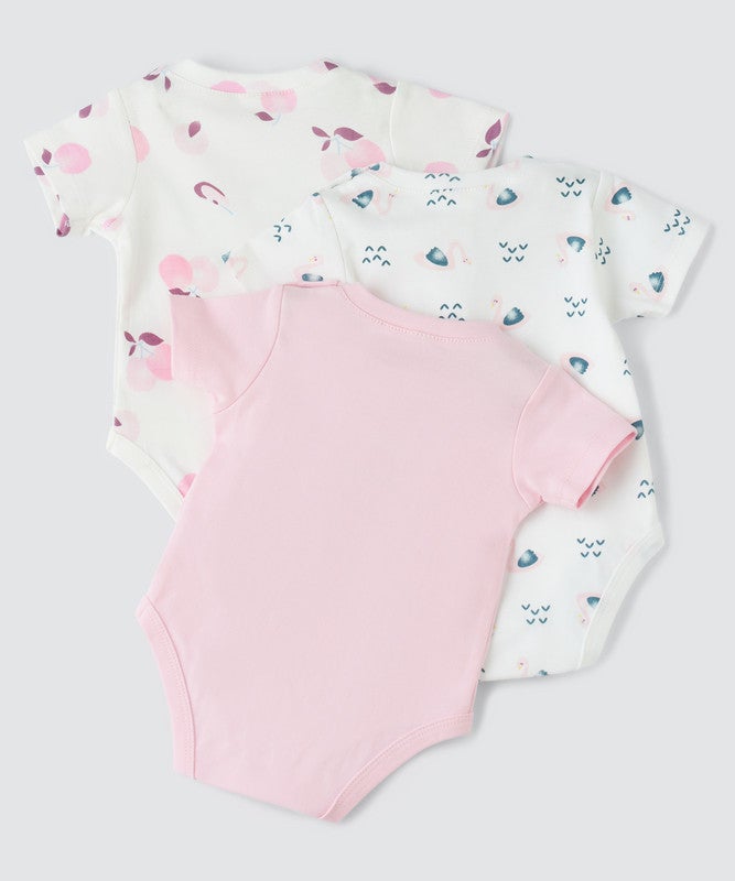 Tiny Hug NEWBORN GIRL'S 3 PCS PACKS BODY SUIT - Image 3