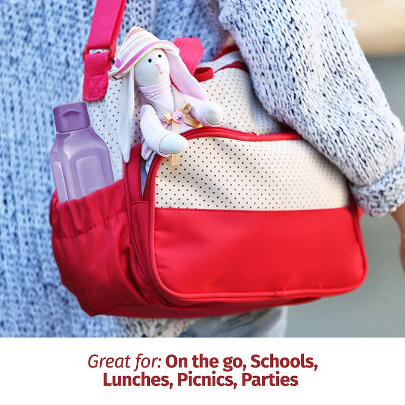 MILTON Sports Water Bottle Square Juice Box 4 Set 17 oz. Great for Juices Milk Smoothies Plastic Wide-Mouth Reusable Leak Proof Drink Bottle/Carton for School Bags Lunch Boxes Gym Flip Lid -BPA Free - Image 3