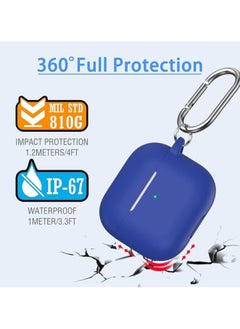 wexon Protective Shockproof Silicone Case Cover for Apple AirPods 3 Blue  - Image 5