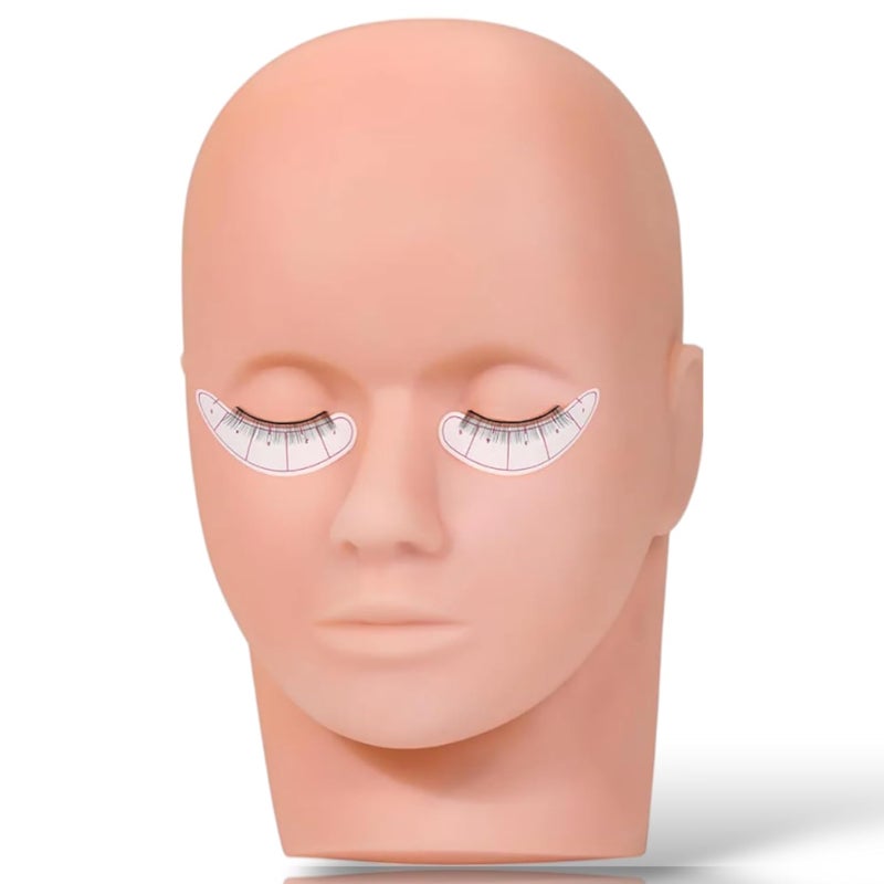 LAVENUST Professional Cosmetology Head for Makeup Training Mannequin Head for Hairstyling and Beauty Skills