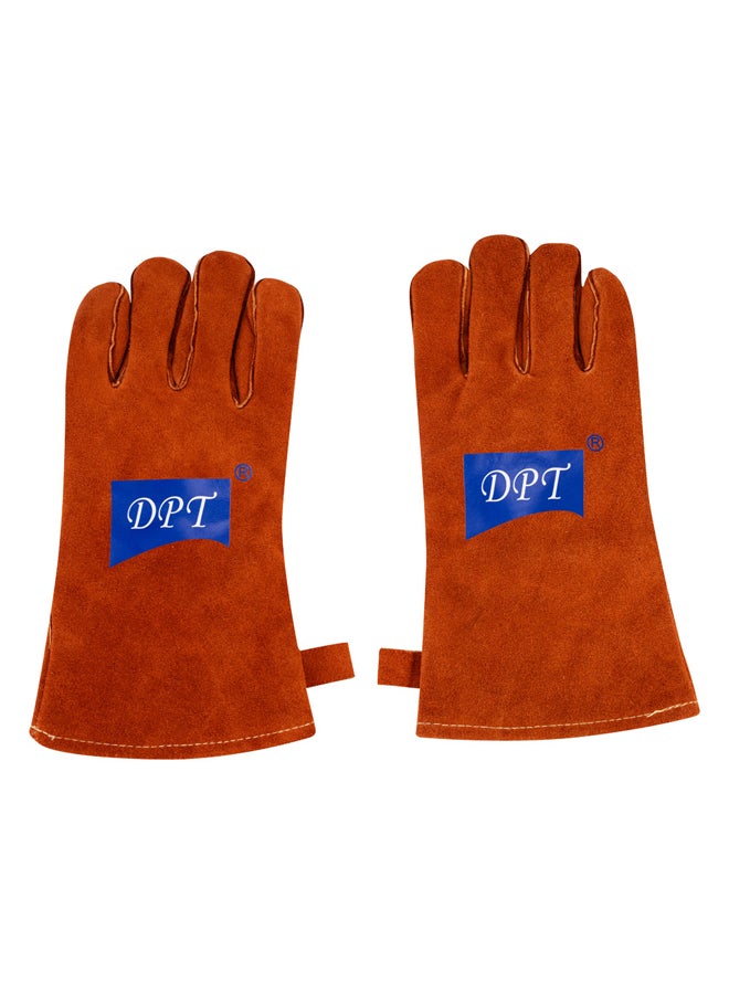 AL SANIDI Hand Gloves, Camping Gloves, Brown, Size 35*14 Cm  - Image 1