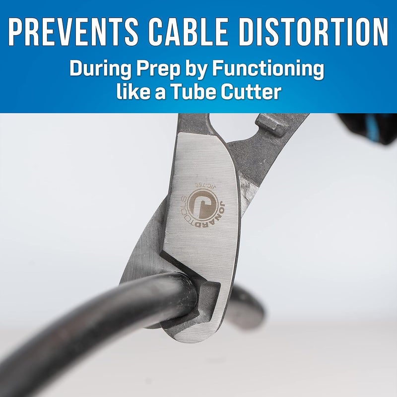 Jonard Tools JIC-750 Hardline COAX & Fiber Cable Cutter, Up to 3/4" Diameter - Image 3