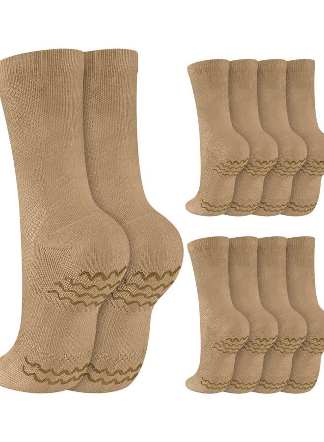 Twistover 4 Pairs Dance Non Slip Socks with Spin Spot Ankle Compression Socks Ballet Dance Stockings for Women Girls Dancer - Image 1
