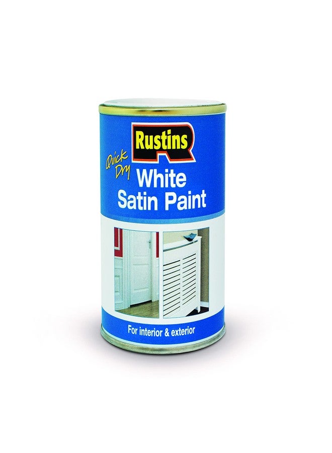 Rustins White Satin Paint 250ml - Image 2