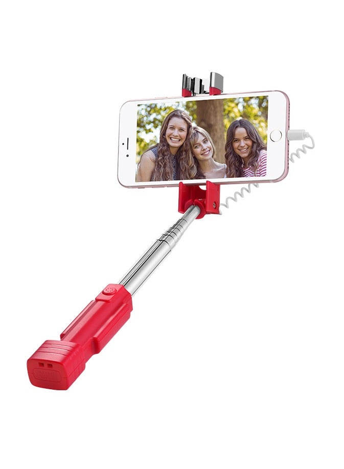 Hoco Selfie stick Lightning wired handheld monopod - Image 1