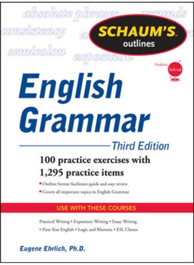 Schaum's Outline of English Grammar, Third Edition 