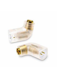 Generic Okcsc IE80S To MMCX Pin Conversion Plug IE80 IE8I Male Turnkey Shure Integrated Earphone Cable-Color:IE80 Revolution MMCX Mother Transparent  - Image 1