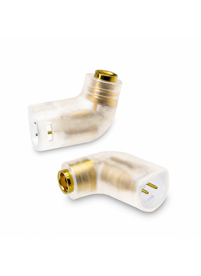 Generic Okcsc IE80S To MMCX Pin Conversion Plug IE80 IE8I Male Turnkey Shure Integrated Earphone Cable-Color:IE80 Revolution MMCX Mother Transparent  - Image 1